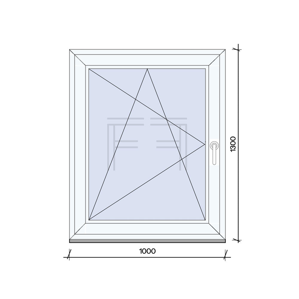 Finestra singola Anta 1000x1300