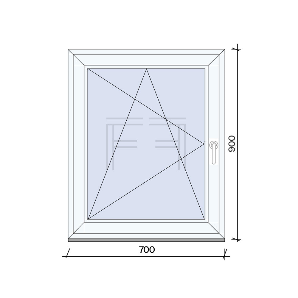 Finestra singola Anta 700x900