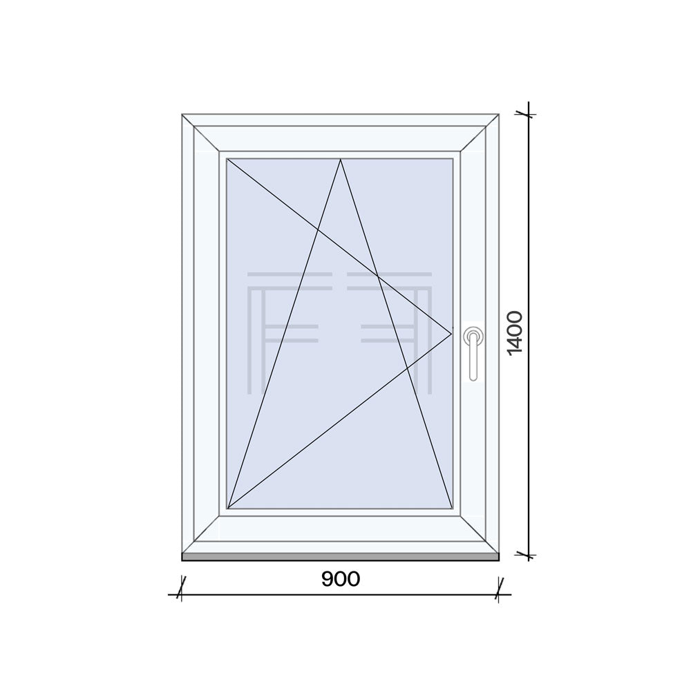 Finestra singola Anta 900x1400